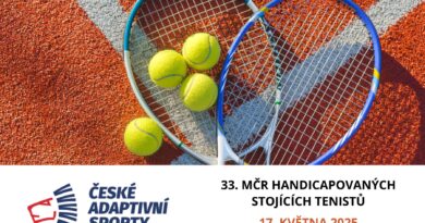 Otevřené 33. MČR handicapovaných stojících tenistů